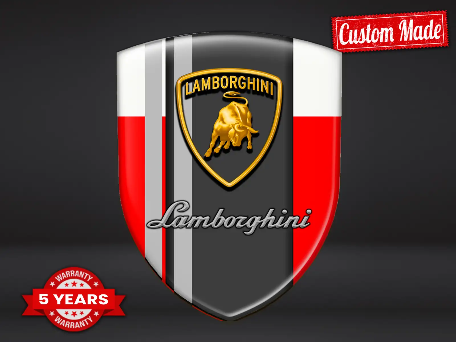 Lamborghini Windschutzsticker Limitiert Anpassbar Modern